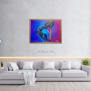 The Way She Moves 36", "Poster Print", Wall Art