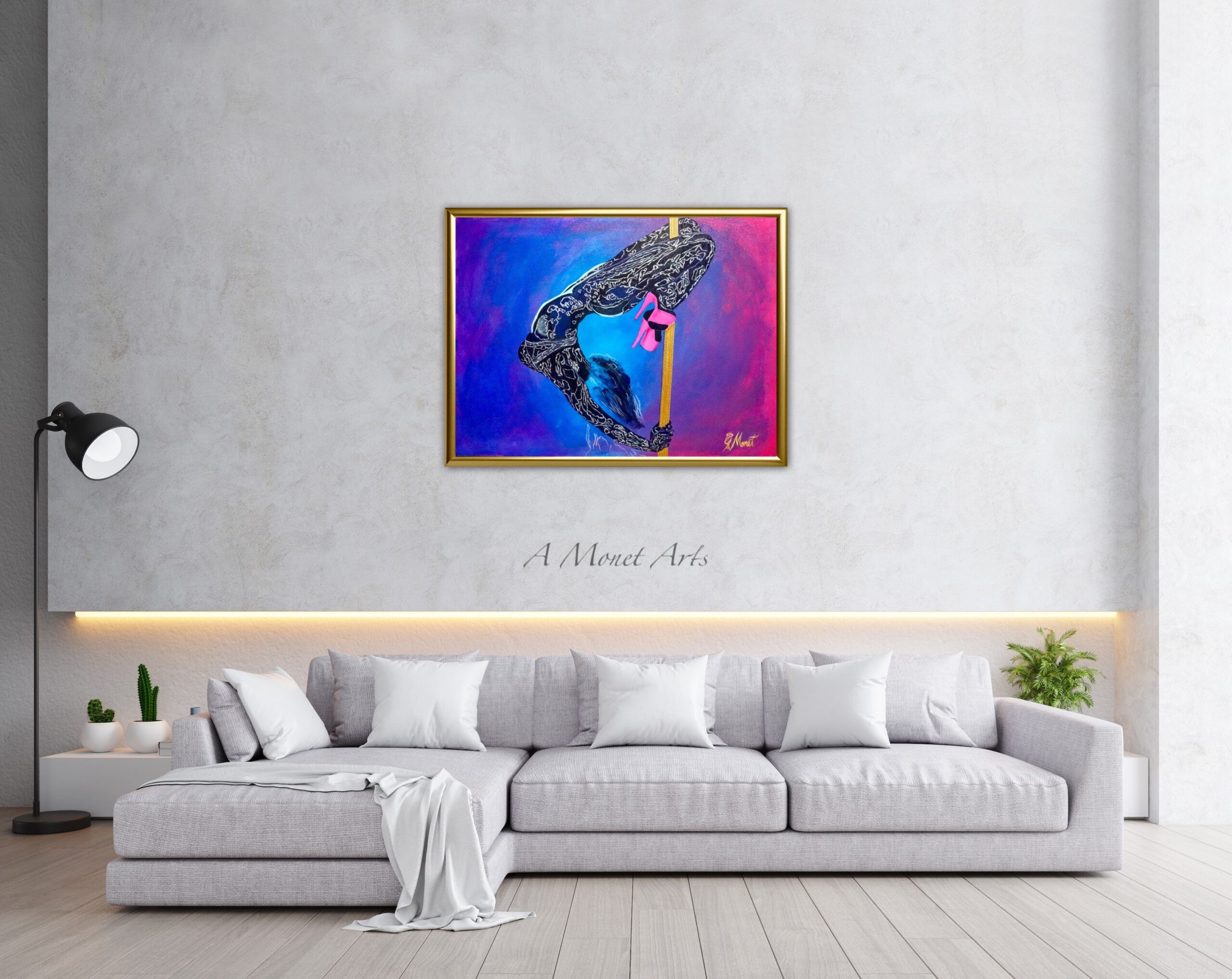 The Way She Moves 36", "Poster Print", Wall Art