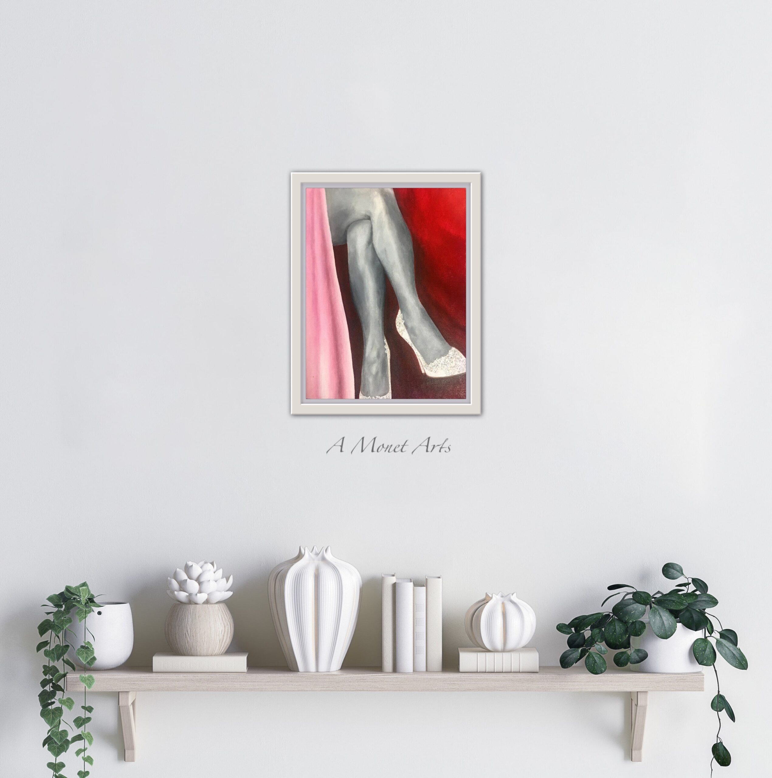 Sitting Pretty 36", Contemporary, "Poster Print", Wall Art