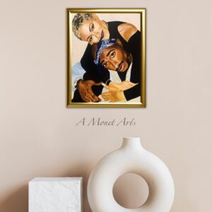 Tupac and Jada Pinkett 36", "Poster Print", Wall Art