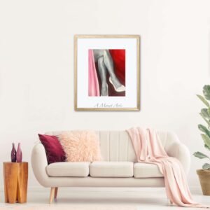 Sitting Pretty, Contemporary, Fine Art Print, Wall Art, 20", Art, Acrylic Paint, Extremely Special, Canvas, By Ayanna Monet